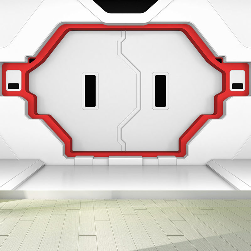 Brehn | Hele Ruimtevaartuig Deur Wanddecoratie Muur Vlekbestendig Futuristische Woonkamer Wandkunst