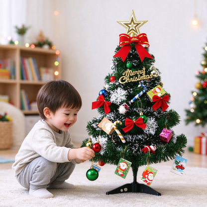 60 cm Mini-Weihnachtsbaum-Set für DIY-Dekoration