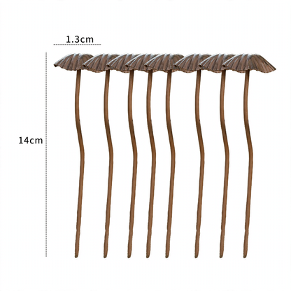 Pilz-Blumenstecker aus Metall für Garten und Haus