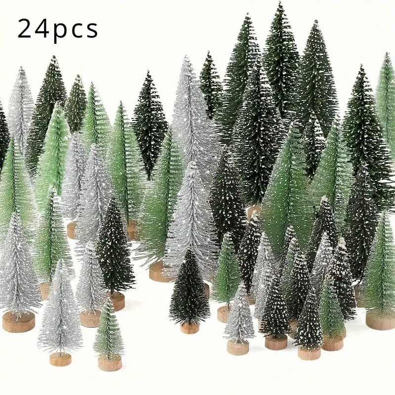 Mini-Weihnachtsbaum aus Sisal zur Dekoration