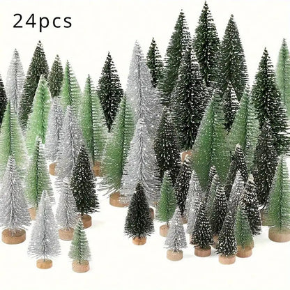 Mini-Weihnachtsbaum aus Sisal zur Dekoration