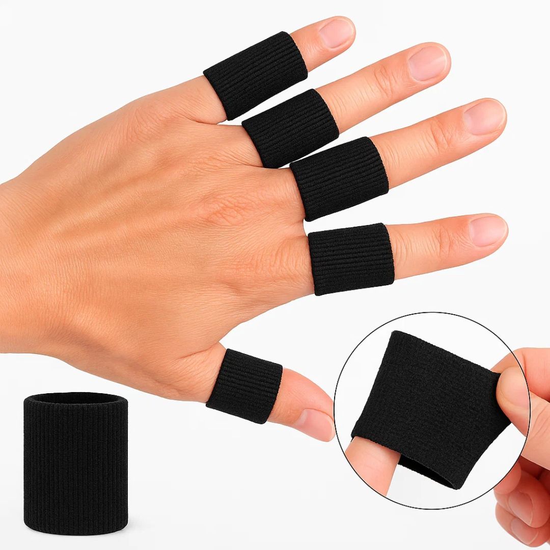 FlexiGuard | Finger Schutzärmel – Verletzungsprävention – Atmungsaktive, enganliegende Passform – Hält Wunden und Verbände an Ort und Stelle – Sport- und Alltagskomfort Brehn