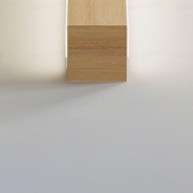 Brehn | ZenBeam Japanische LED Wandleuchte | Massivholz Design | Moderne Akzentbeleuchtung