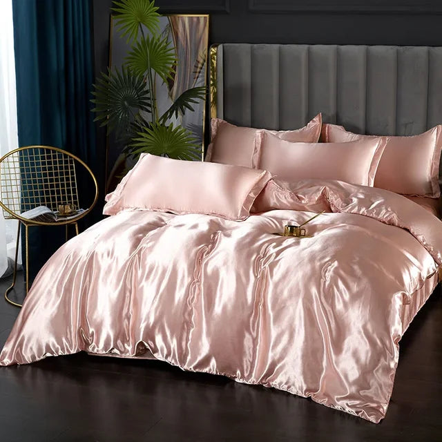 Brehn | Luxuriöses Seiden-Satin-Bettwäsche-Set - SilkElegance
