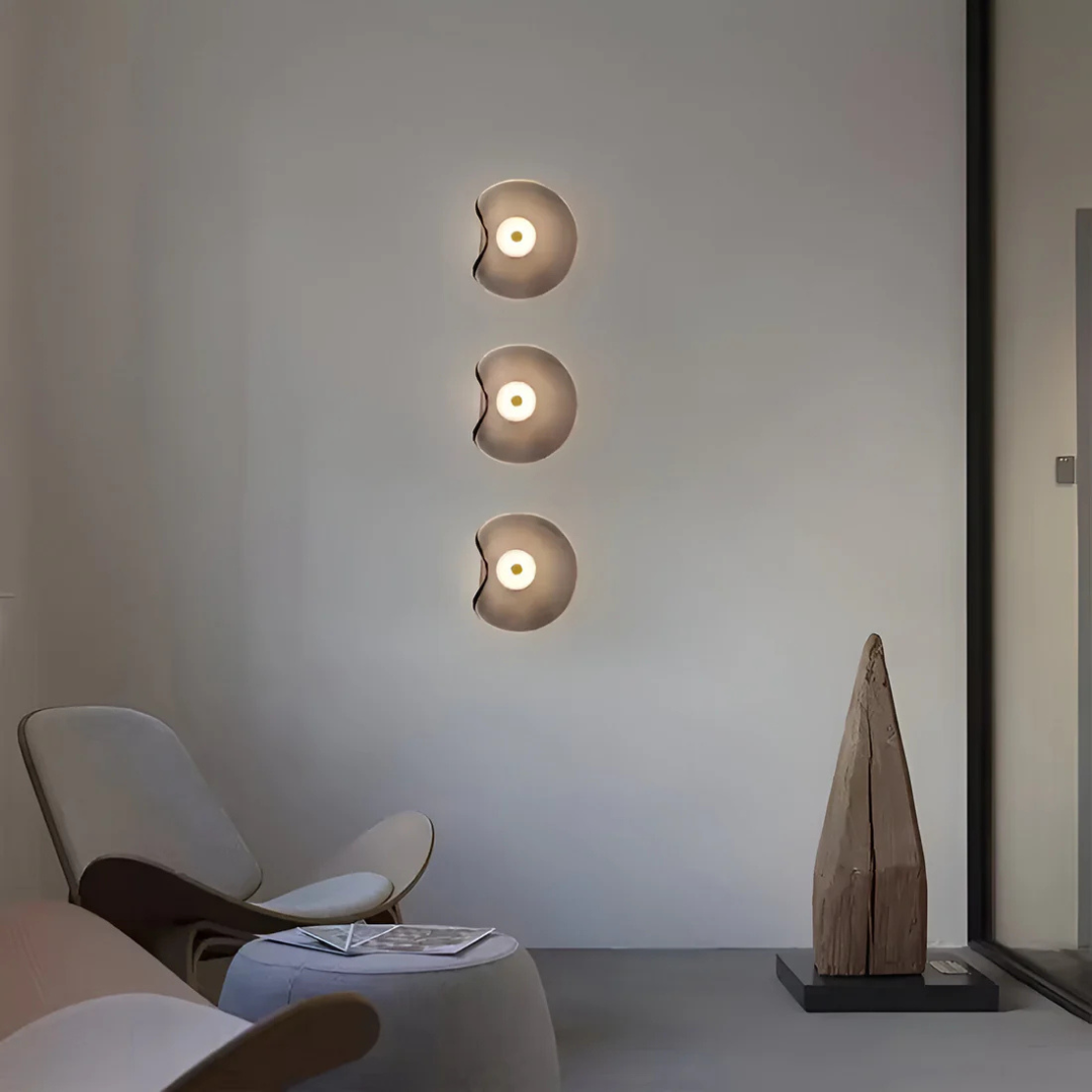 Brehn | Gekrüppte Glas Wandlampe