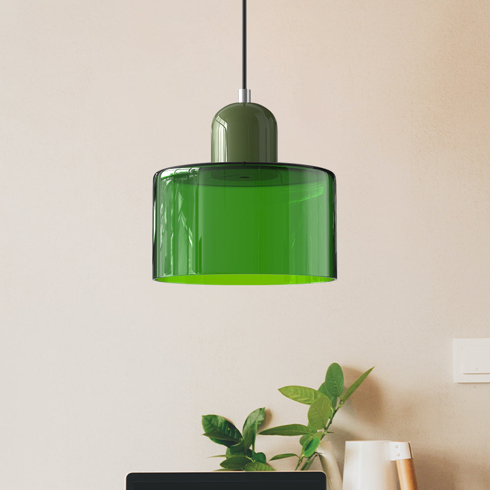 Brehn | Bauhaus Kreativ Glas Pendelleuchte - Kreatives Glas für ein elegantes Interieur