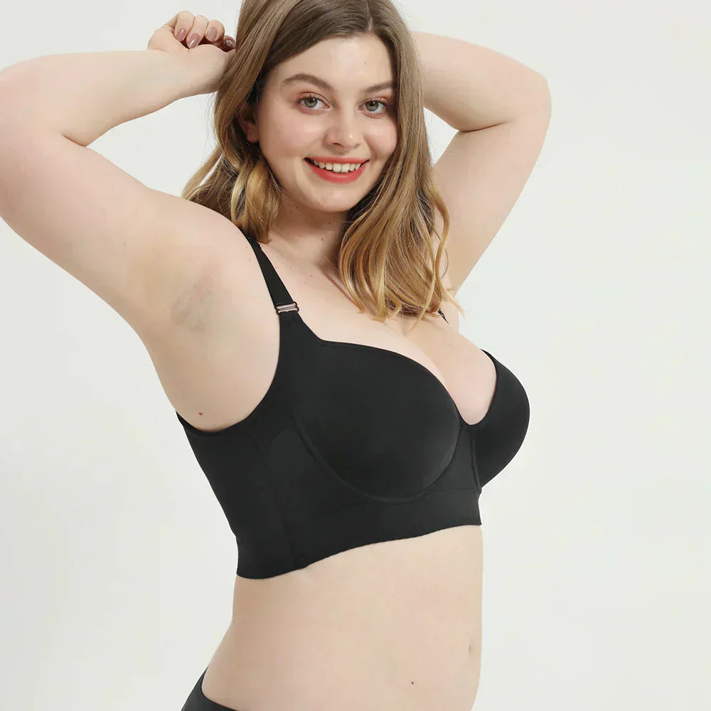 Shapewear-BH mit tiefen Cups – stützendes und schmeichelhaftes Design – ganztägiger Tragekomfort – Wanduhr