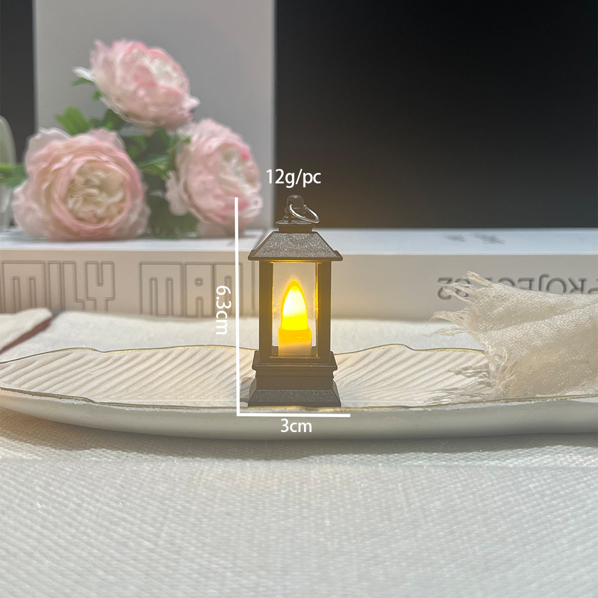 Dekorative LED-Laterne im Vintage-Stil