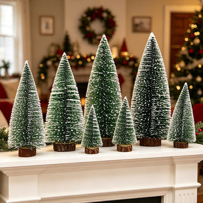 Mini-Weihnachtsbaum mit Schnee-Effekt