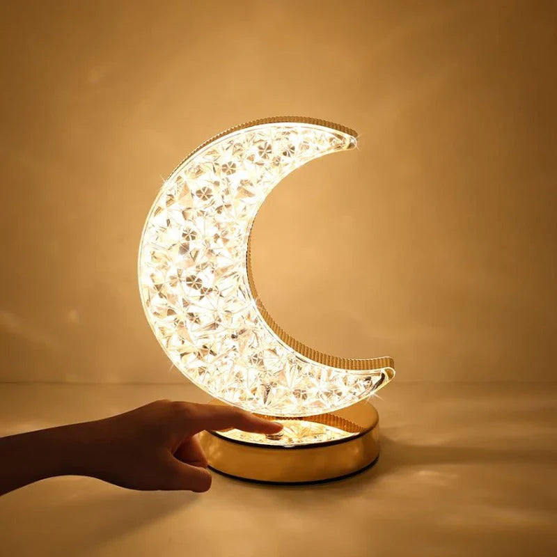 Magische Kristall Tischlampe mit Dimmer - Celestia | Brehn