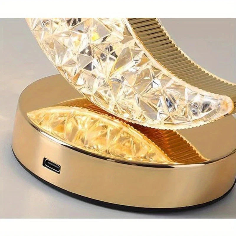 Magische Kristall Tischlampe mit Dimmer - Celestia | Brehn