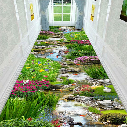 Dekorativer 3D Wasser Stil Teppich Brehn