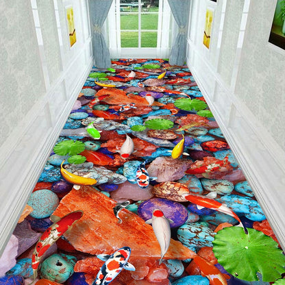 Dekorativer 3D Wasser Stil Teppich Brehn