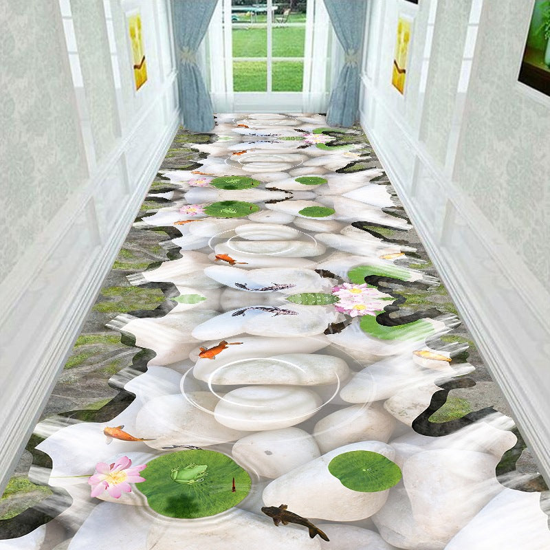 Dekorativer 3D Wasser Stil Teppich Brehn