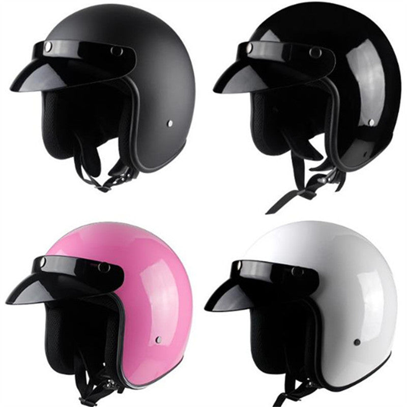 Klassischer Open-Face-Motorradhelm Brehn