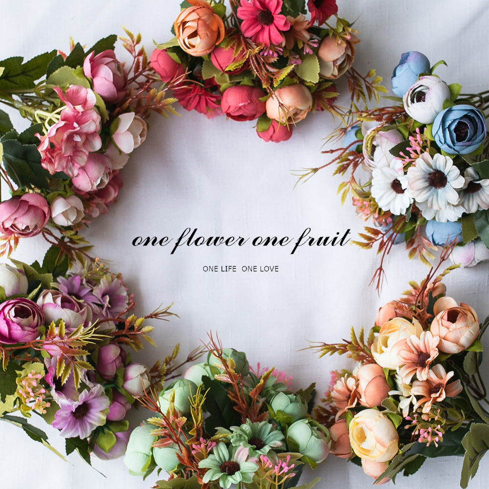 Realistische Faux-Pfingstrose Bouquets