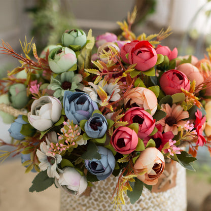 Realistische Faux-Pfingstrose Bouquets