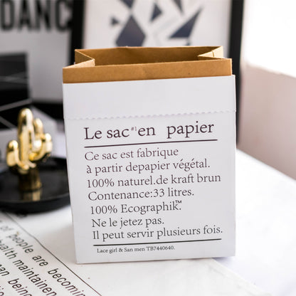 Wiederverwendbare umweltfreundliche Papiertüte