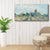 Brehn | Pastellfarbiges Farmfield View Canvas Texturiertes Wandkunst für Gästezimmer, mehrere Größen