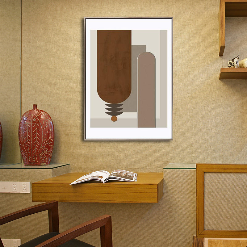 Brehn | Nordic Style Abstract Canvas für Mädchen Schlafzimmer Illustration Wandkunst, verschiedene Größen