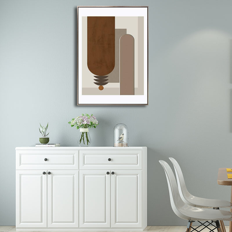 Brehn | Nordic Style Abstract Canvas für Mädchen Schlafzimmer Illustration Wandkunst, verschiedene Größen