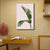 Brehn | Nordic Style Botanisches Blattmalerei Leinwand Texturiertes Grünes Wandkunst für Gästezimmer
