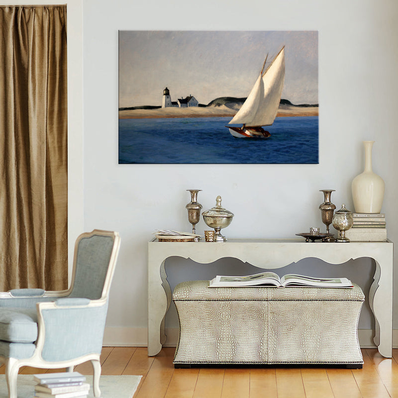 Brehn | Plain Sailing Kunstdruck Tropischer Strand Texturiertes Wohnzimmer Wanddekor (In mehreren Größen erhältlich)