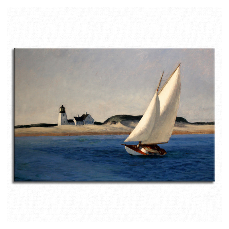 Brehn | Plain Sailing Kunstdruck Tropischer Strand Texturiertes Wohnzimmer Wanddekor (In mehreren Größen erhältlich)