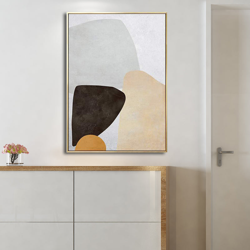 Brehn | Illustration Nordic Style Wanddekoration Abstrakt in Pastellfarbe, Mehrere Größen Verfügbar