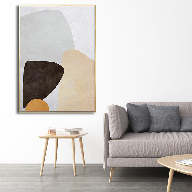 Brehn | Illustration Nordic Style Wanddekoration Abstrakt in Pastellfarbe, Mehrere Größen Verfügbar