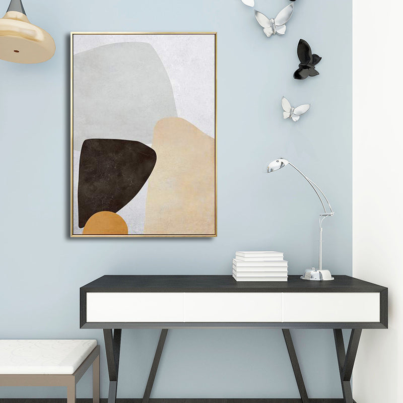 Brehn | Illustration Nordic Style Wanddekoration Abstrakt in Pastellfarbe, Mehrere Größen Verfügbar