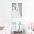 Brehn | Leinwand Pastellfarben Malerei Nordic Stil Mädchen Wandkunst Dekor, Mehrere Größen