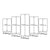 Brehn | Moderne Oorlogszone Steed Canvas Print Bruin Multi-Piece Wandkunst voor Woonkamer