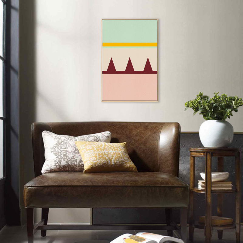 Brehn | Nordic Geometrische Splicing Leinwand Helle Farben Esszimmer Malerei, Mehrere Größen