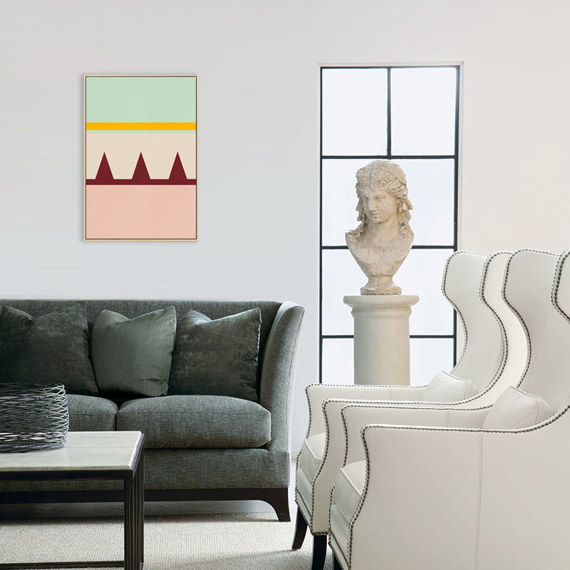 Brehn | Nordic Geometrische Splicing Leinwand Helle Farben Esszimmer Malerei, Mehrere Größen