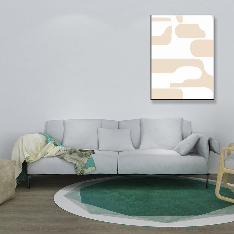 Brehn | Strukturiertes abstraktes Muster Leinwanddruck Nordischer Stil Wandkunst Dekor für Hausinterieur