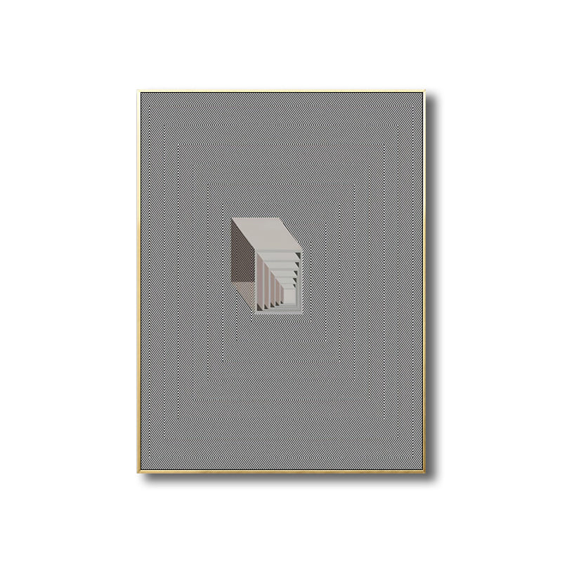 Brehn | Geometrische Formen Wandkunst Druck Nordic Texturierte Wohnzimmer Wanddekoration in Hellfarbe