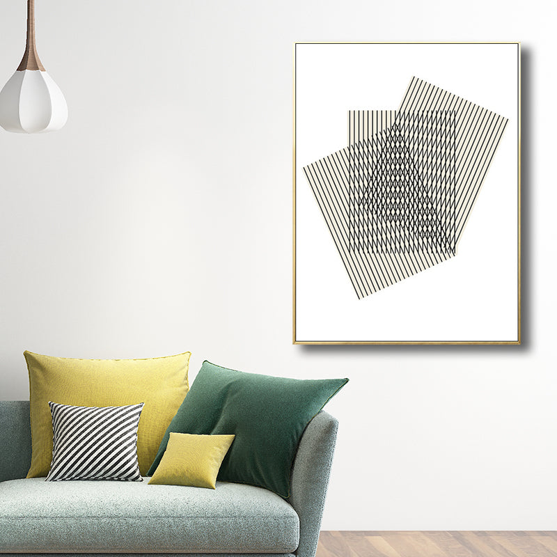 Brehn | Geometrische Formen Wandkunst Druck Nordic Texturierte Wohnzimmer Wanddekoration in Hellfarbe