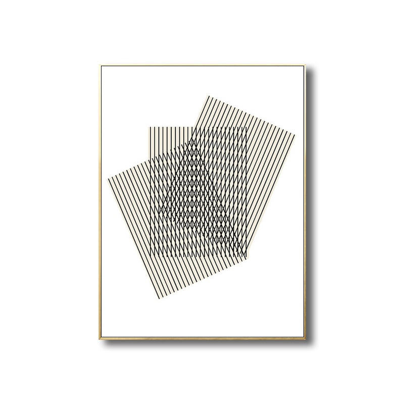 Brehn | Geometrische Formen Wandkunst Druck Nordic Texturierte Wohnzimmer Wanddekoration in Hellfarbe
