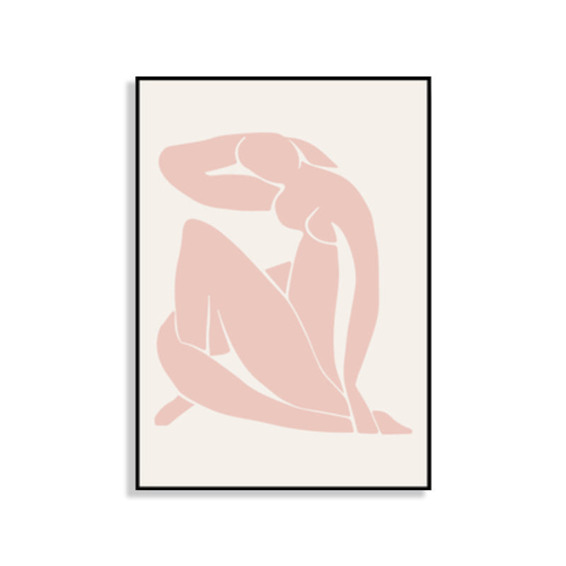 Brehn | Skandinavische Stil Wandkunst Druck Beige Nude Frauenmalerei, Mehrere Größen Verfügbar
