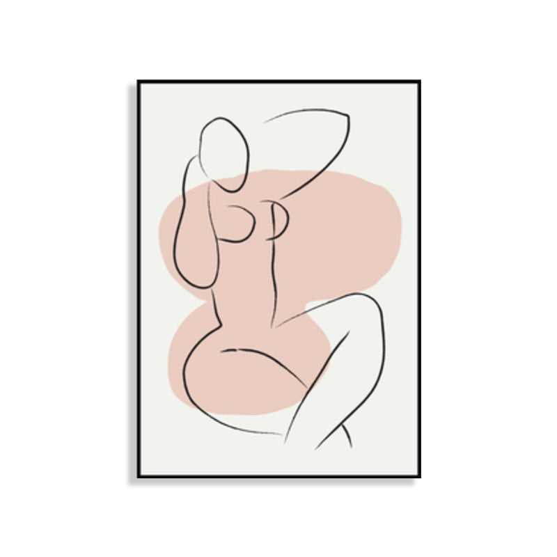 Brehn | Skandinavische Stil Wandkunst Druck Beige Nude Frauenmalerei, Mehrere Größen Verfügbar
