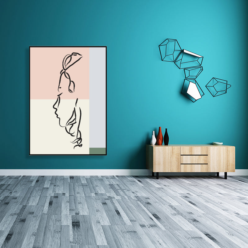 Brehn | Skandinavische Stil Wandkunst Druck Beige Nude Frauenmalerei, Mehrere Größen Verfügbar