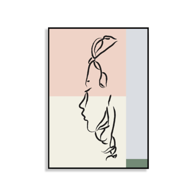 Brehn | Skandinavische Stil Wandkunst Druck Beige Nude Frauenmalerei, Mehrere Größen Verfügbar