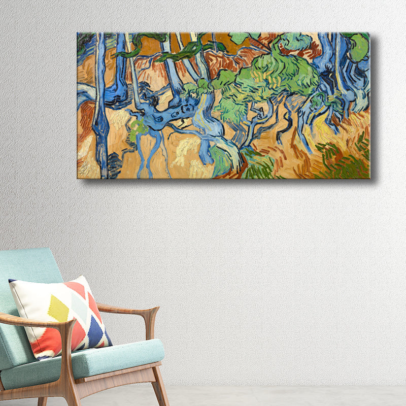 Brehn | Strukturierte Wanddekoration für den Außenbereich Impressionismus Stil Leinwandkunst, mehrere Größen