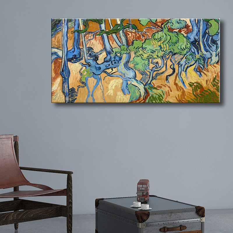 Brehn | Strukturierte Wanddekoration für den Außenbereich Impressionismus Stil Leinwandkunst, mehrere Größen