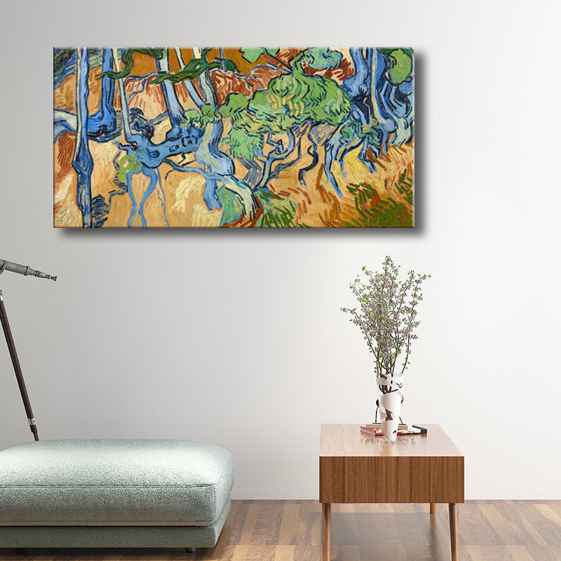 Brehn | Strukturierte Wanddekoration für den Außenbereich Impressionismus Stil Leinwandkunst, mehrere Größen