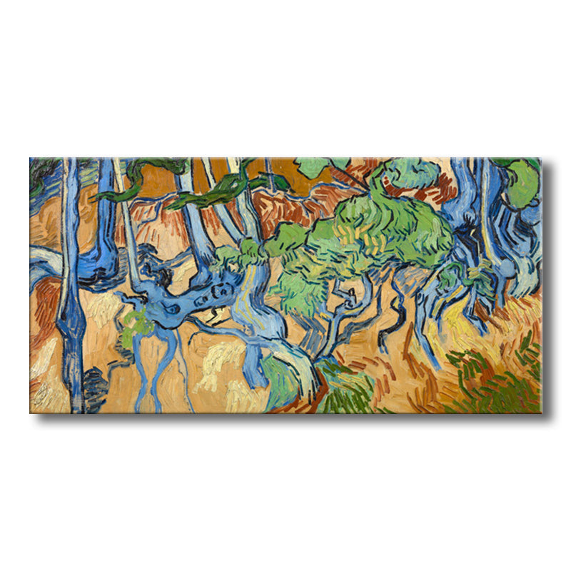 Brehn | Strukturierte Wanddekoration für den Außenbereich Impressionismus Stil Leinwandkunst, mehrere Größen