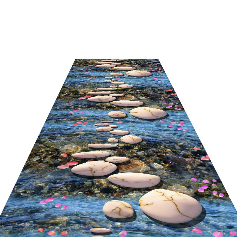 Dekorativer 3D Wasser Stil Teppich Brehn