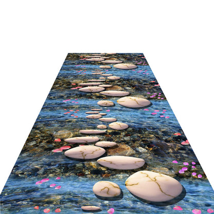 Dekorativer 3D Wasser Stil Teppich Brehn