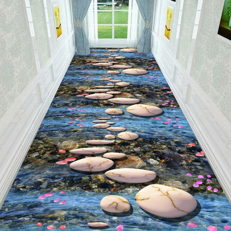 Dekorativer 3D Wasser Stil Teppich Brehn
